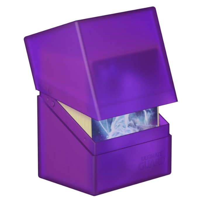 Ultimate Guard Boulder Deck Case 80+ Standard Size Amethyst Deck Box