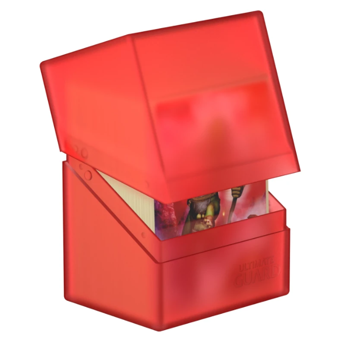 Ultimate Guard Boulder Deck Case 80+ Standard Size Ruby Deck Box