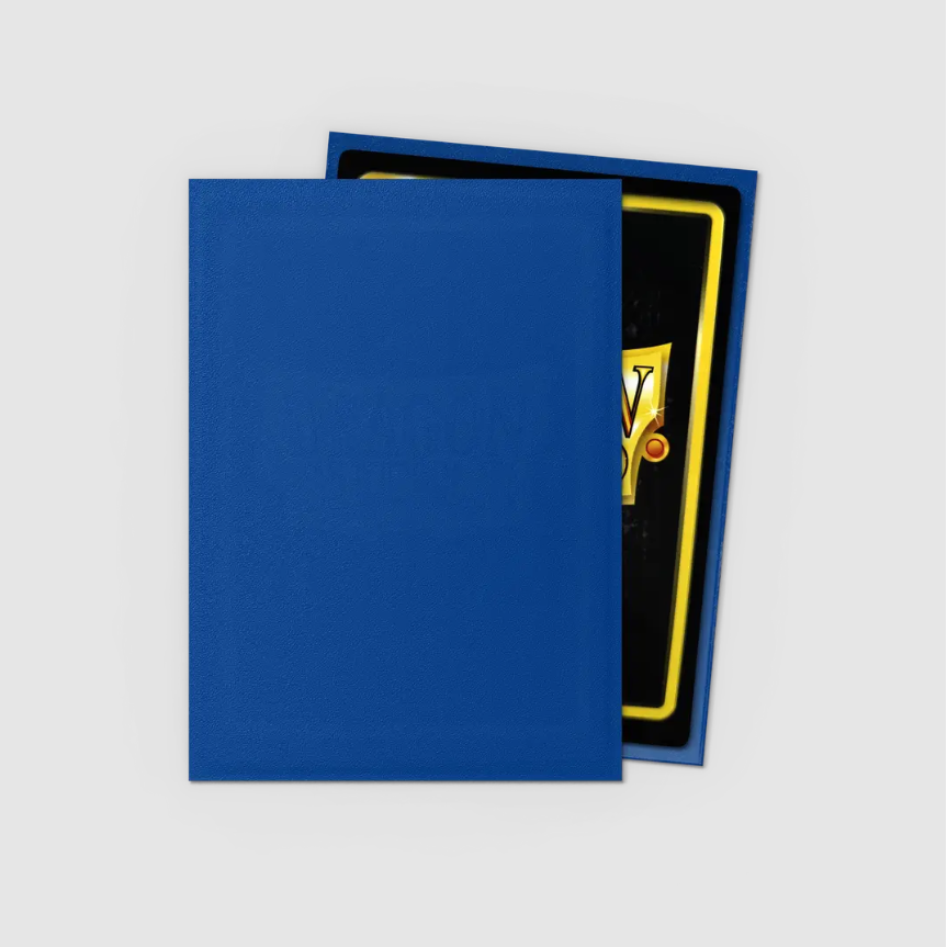 Dragon Shield - Standard 'Blue' Matte Sleeves 100 pack - PokeBox USA