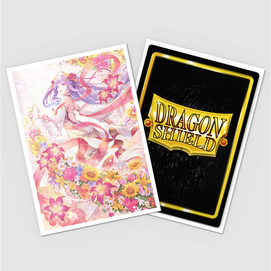Dragon Shield - Grand Archive - 'Diao Chan, Idyll Corsage' Matte Textured Back Art Sleeves (BOX OF 100) - PokeBox USA