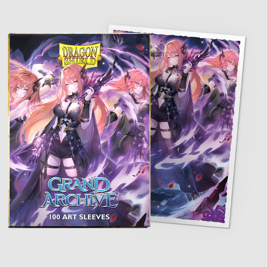Dragon Shield - Grand Archive - 'Tristan, Shadowdancer' Matte Textured Back Art Sleeves (BOX OF 100) - PokeBox USA