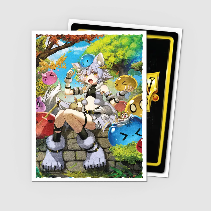 Dragon Shield - Grand Archive - 'Silvie, Slime Sovereign' Matte Textured Back Art Sleeves (BOX OF 100) - PokeBox USA