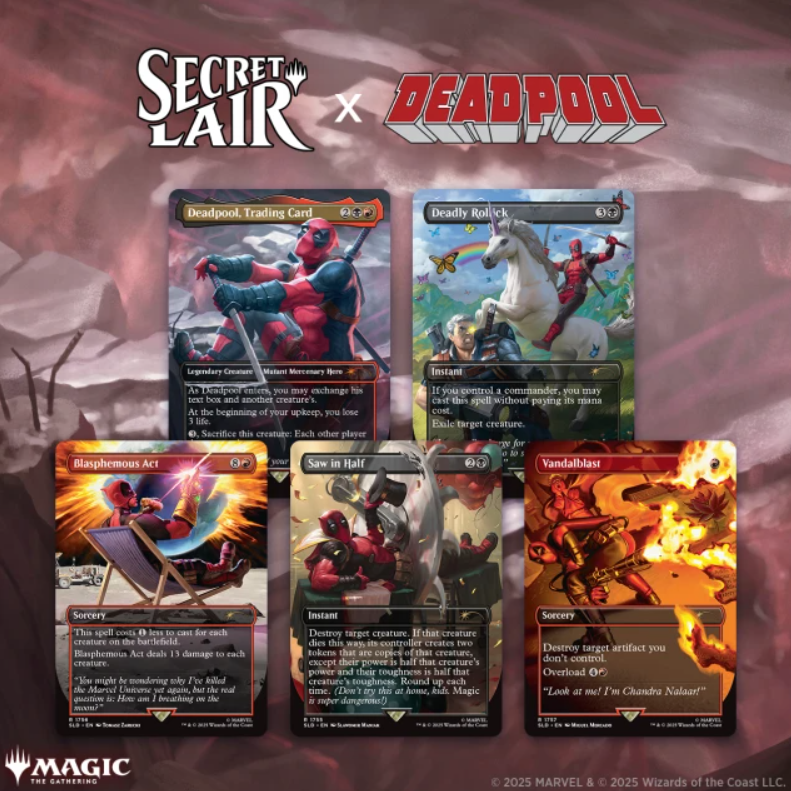 Magic The Gathering | Secret Lair x Marvel: Deadpool: April Pool's Day! | Non-foil - PokeBox USA