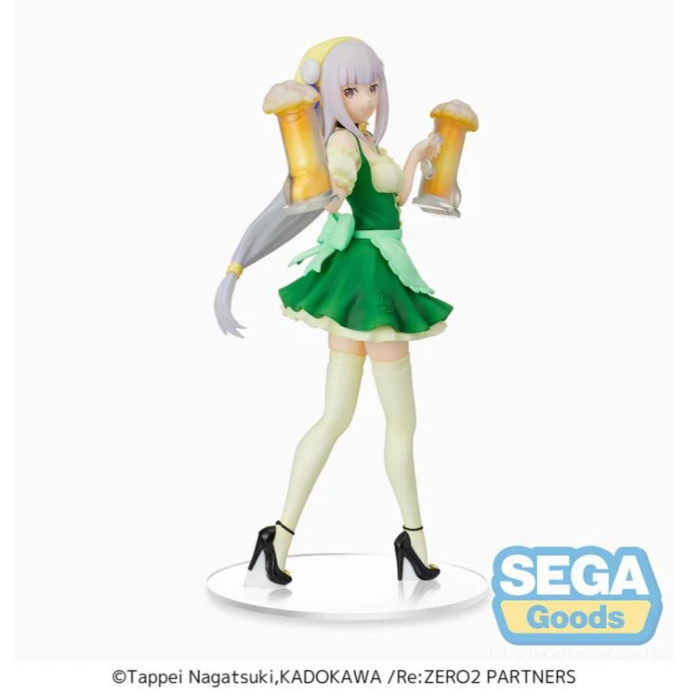 Sega: Re:Zero Starting Life in Another World Emilia (Oktoberfest Ver.) Super Premium Figure - PokeBox USA