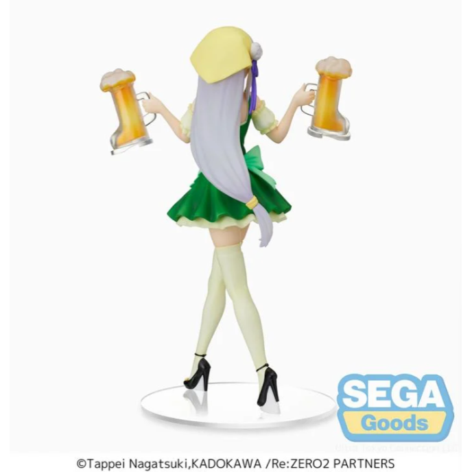 Sega: Re:Zero Starting Life in Another World Emilia (Oktoberfest Ver.) Super Premium Figure - PokeBox USA