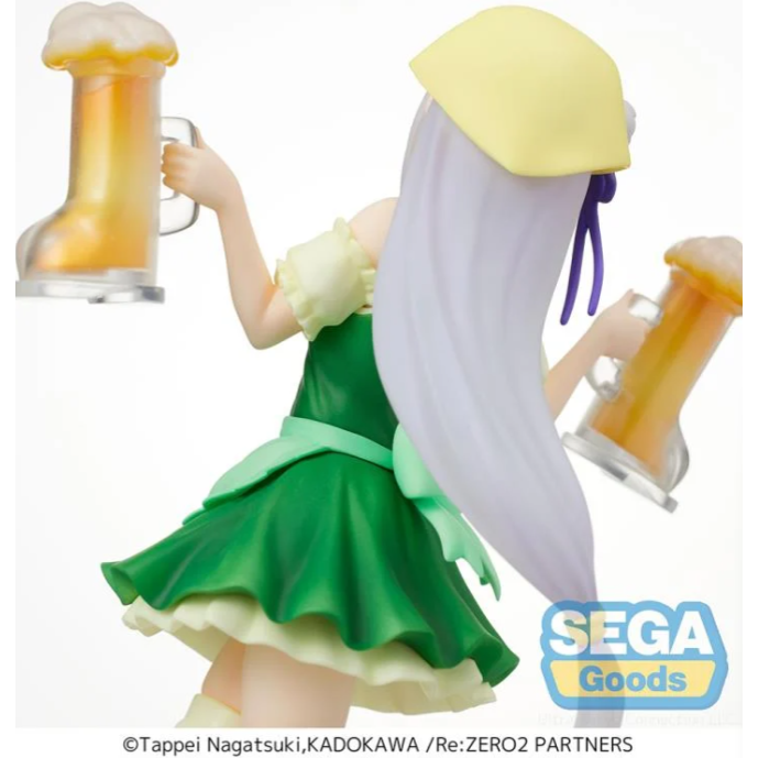 Sega: Re:Zero Starting Life in Another World Emilia (Oktoberfest Ver.) Super Premium Figure - PokeBox USA