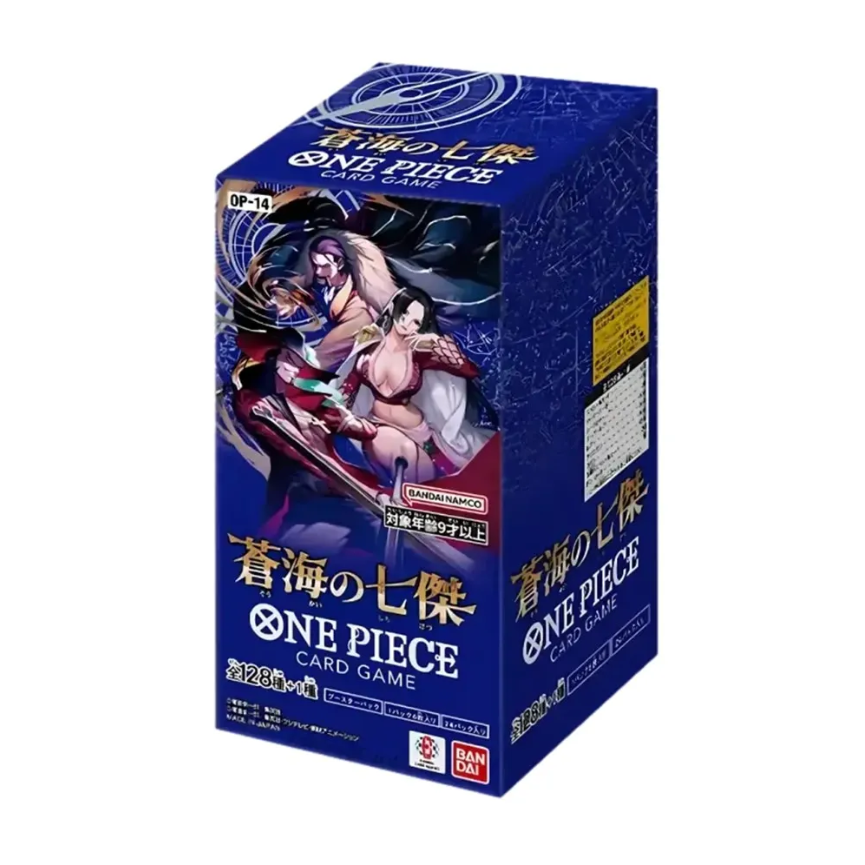One Piece Card Game - The Azure Sea's Seven OP-14 Booster Box [Japanese] - PokeBox USA