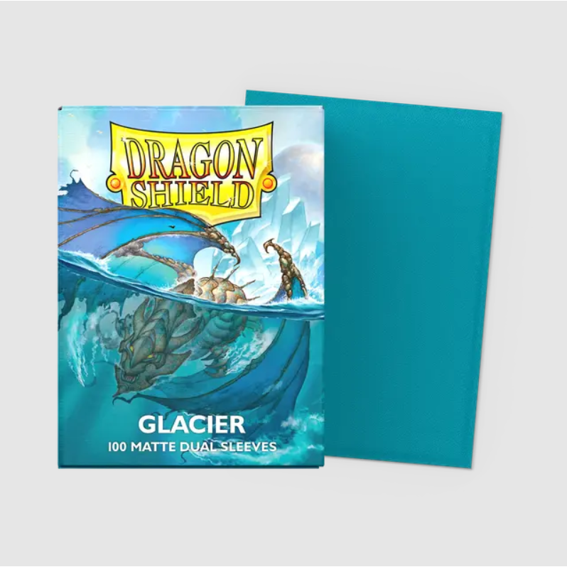 Dragon Shield - Standard 'Glacier' DUAL Matte Sleeves 100 pack - PokeBox USA