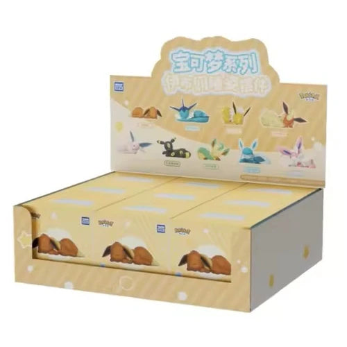 TOPTOY: Eevee Sleeping Position Series Blind Box Figure (Sealed Display) - PokeBox USA
