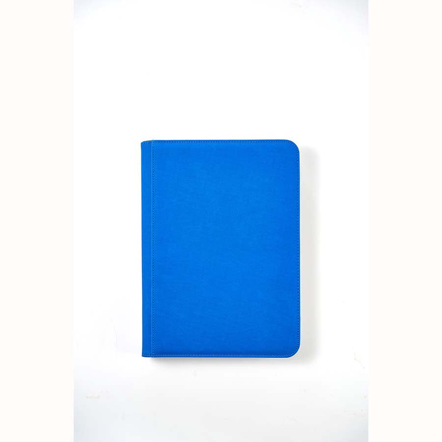 Arcane Fortress Binder - 9PKT Sideloading Zipper Binder - Blue