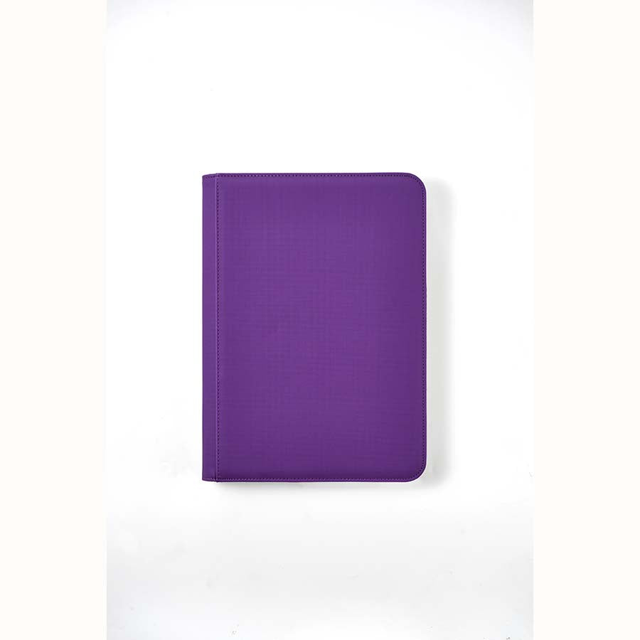 Arcane Fortress Binder - 9PKT Sideloading Zipper Binder - Purple - PokeBox USA