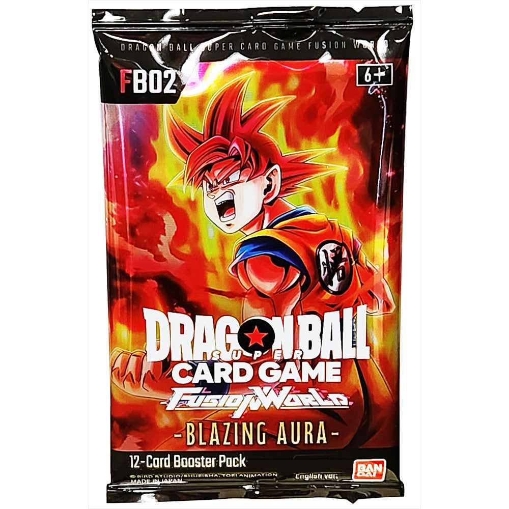 Dragon Ball Super Card Game - Fusion World - Blazing Aura [FB02] Booster Pack - PokeBox USA