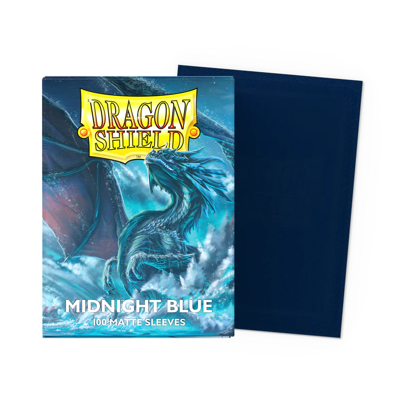 Dragon Shield - Standard 'Midnight Blue' Matte Sleeves 100 pack