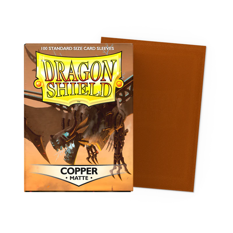 Dragon Shield - Standard 'Copper' Matte Sleeves 100 pack