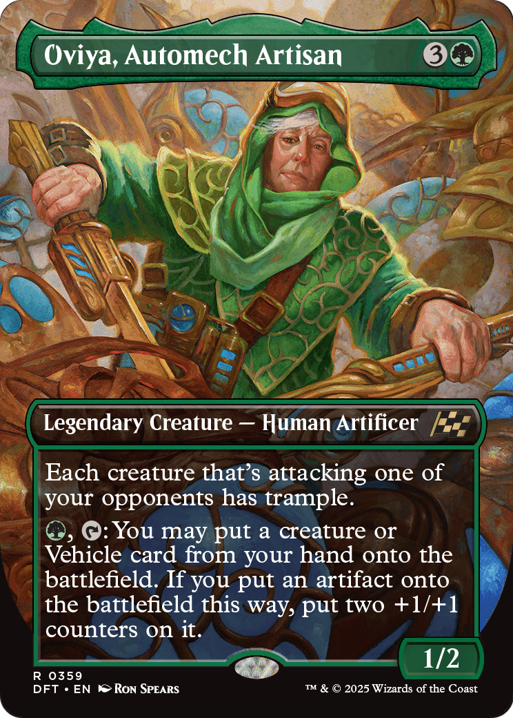 Oviya, Automech Artisan (Borderless) (DFT-359) [Aetherdrift] Foil