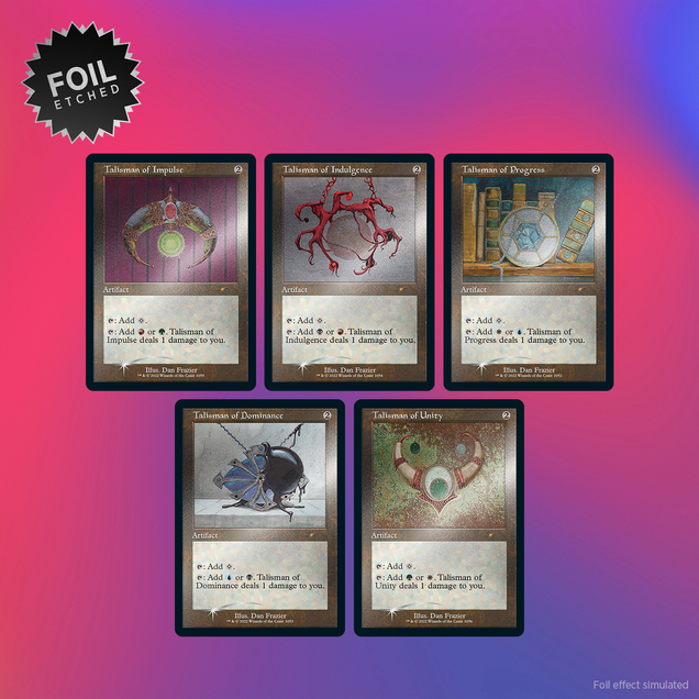 Secret Lair Drop: Dan Frazier Is Back Again: The Allied Talismans - Foil Etched Edition - PokeBox USA