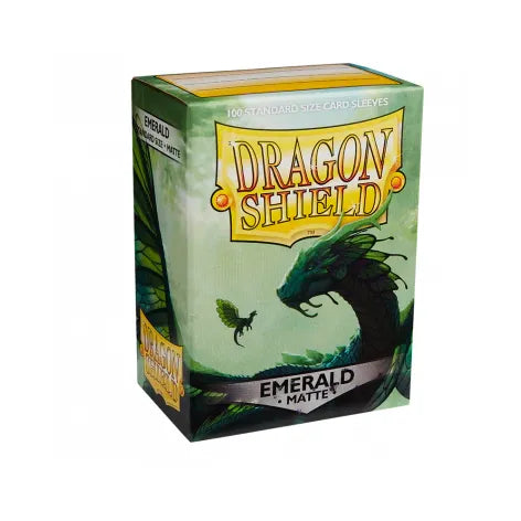 Dragon Shield - Standard 'Emerald' Matte Sleeves 100 pack - PokeBox USA
