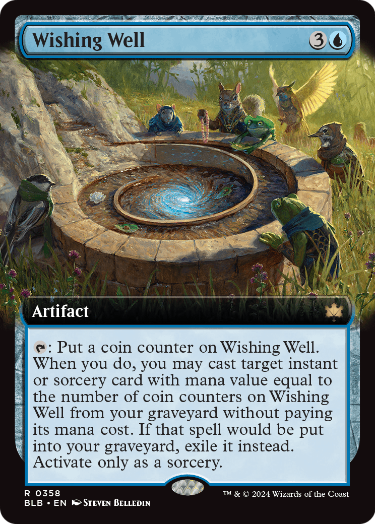 Wishing Well (Extended Art) (BLB-358) [Bloomburrow] Foil