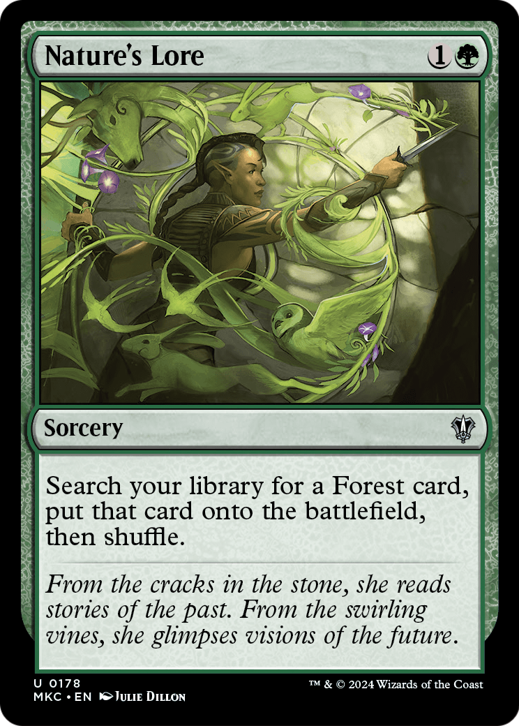 Nature's Lore (MKC-178) [Murders at Karlov Manor Commander]