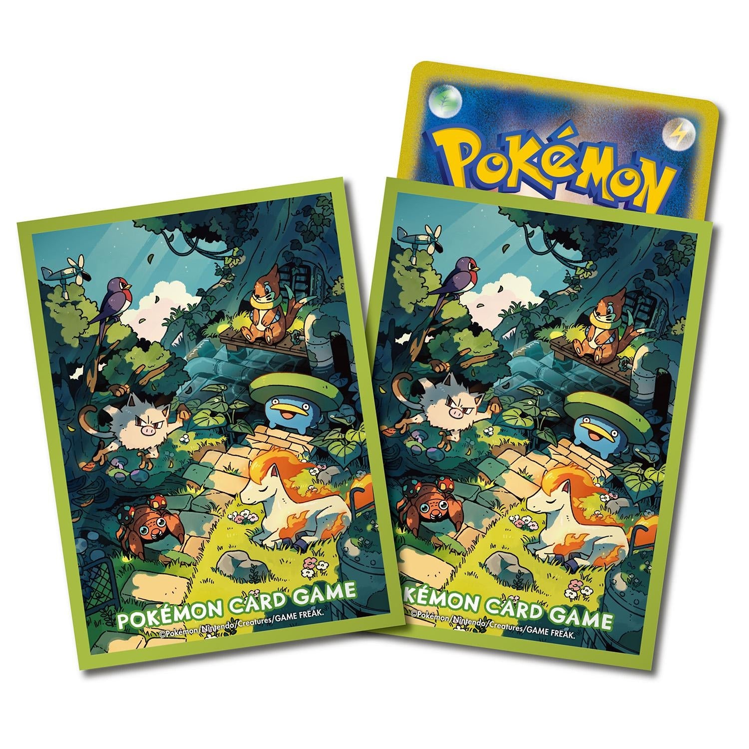 Pokémon Center Japan - Connecting Worlds - Secret Stairs - Sleeves - PokeBox USA