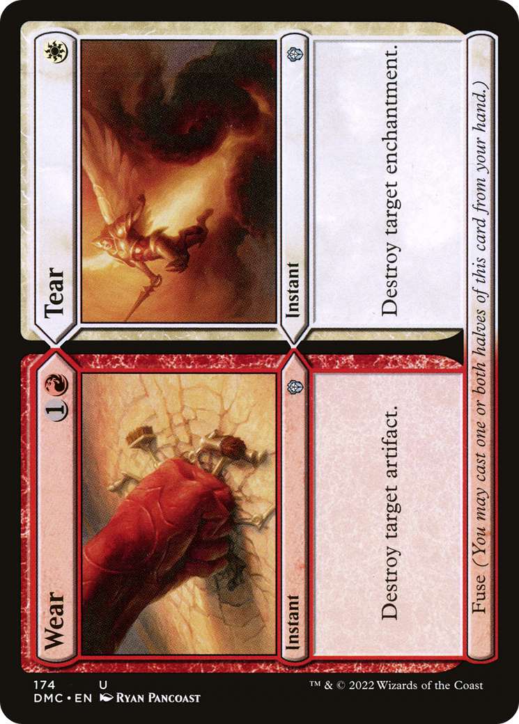 Wear // Tear (DMC-174) [Dominaria United Commander]