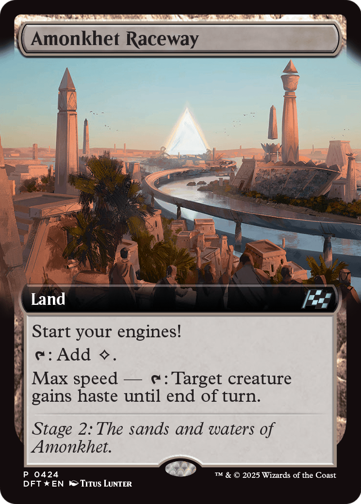 Amonkhet Raceway (Extended Art) (DFT-424) [Aetherdrift] Foil - PokeBox USA