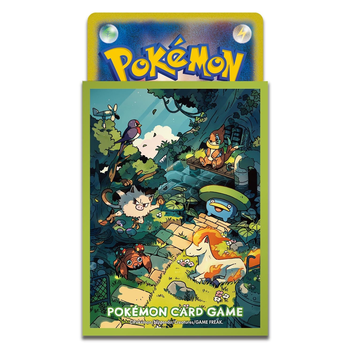 Pokémon Center Japan - Connecting Worlds - Secret Stairs - Sleeves - PokeBox USA