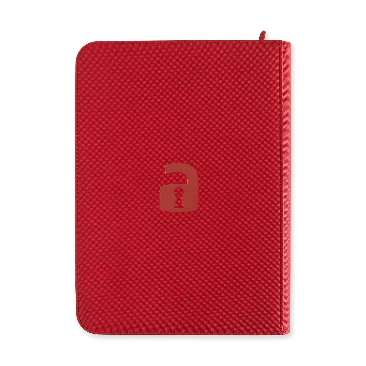 Vaultx - 9-Pocket Exo-Tec® Zip Binder - Fire Red - PokeBox USA