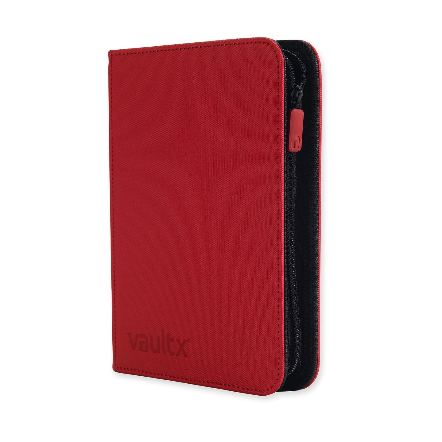 Vaultx - 4-Pocket Exo-Tec® Zip Binder - Fire Red