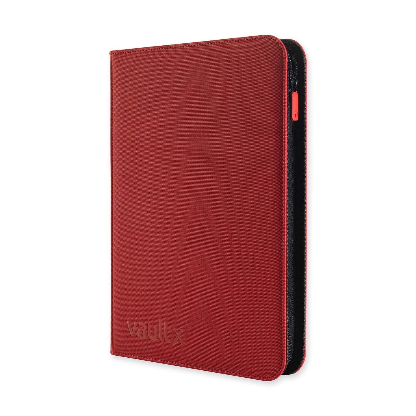 Vaultx - 9-Pocket Exo-Tec® Zip Binder - Fire Red - PokeBox USA