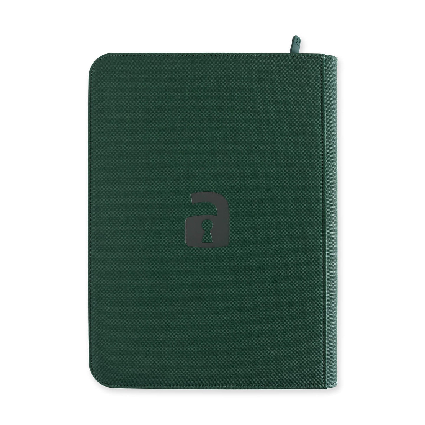 Vaultx - 9-Pocket Exo-Tec® Zip Binder - Forest Green