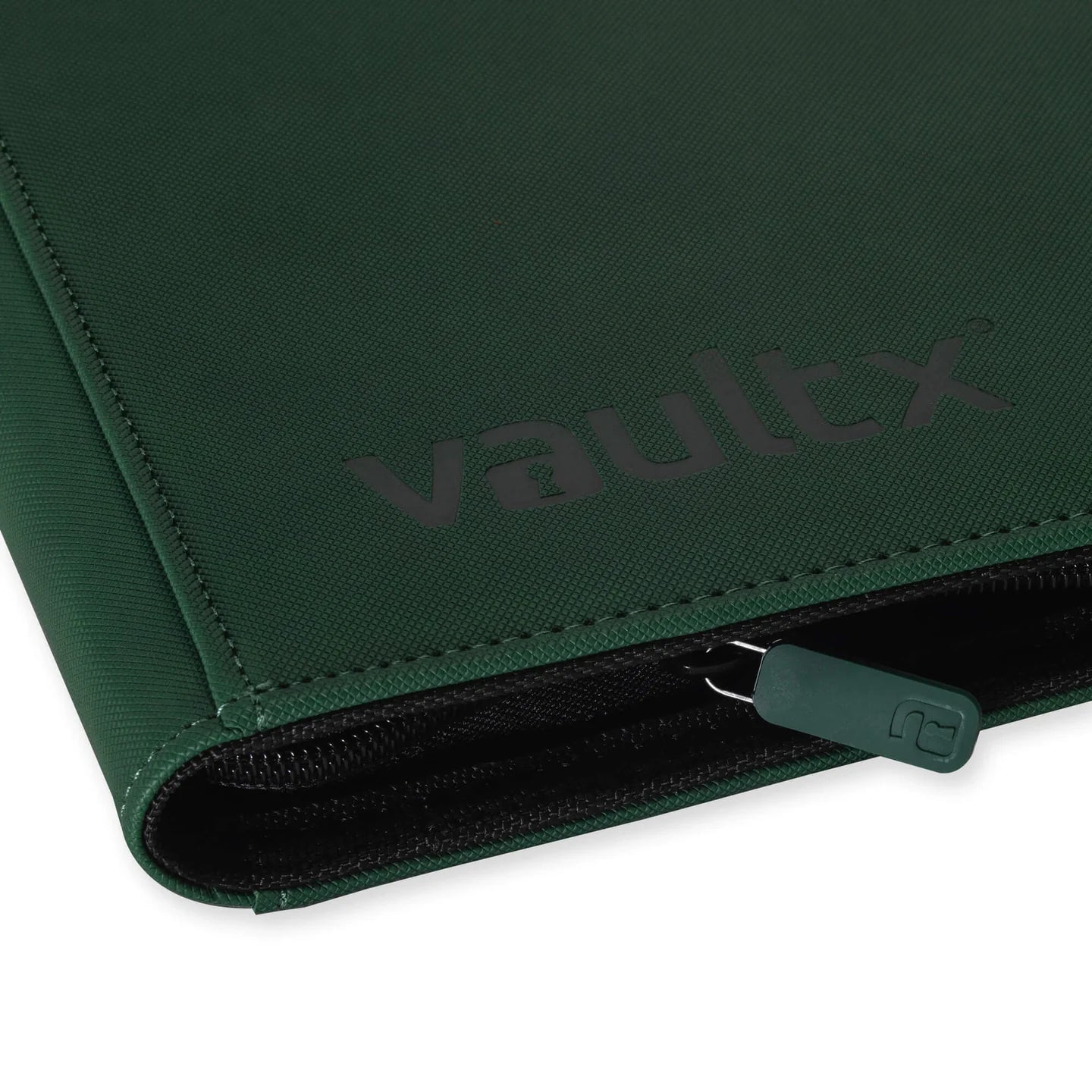 Vaultx - 9-Pocket Exo-Tec® Zip Binder - Forest Green
