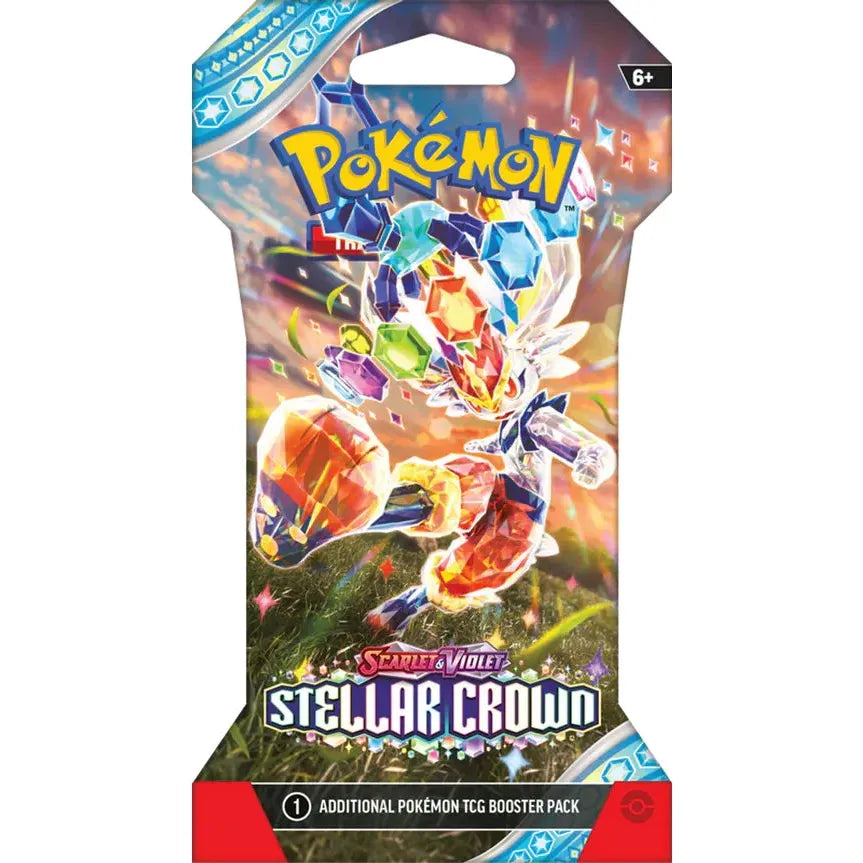 POKÉMON TCG Scarlet & Violet 7: Stellar Crown SLEEVED Booster Pack
