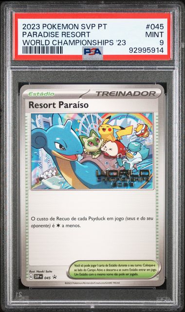 Resort Paraiso Portuguese Stamped 2023 Paradise Resort World Championships '23 PSA 9