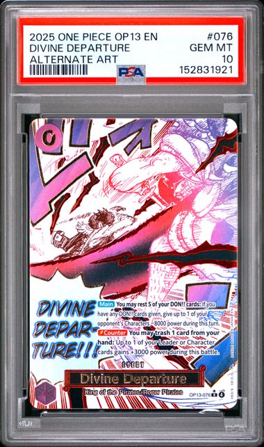 Divine Departure Alternate Art 2025 OP-13 PSA 10