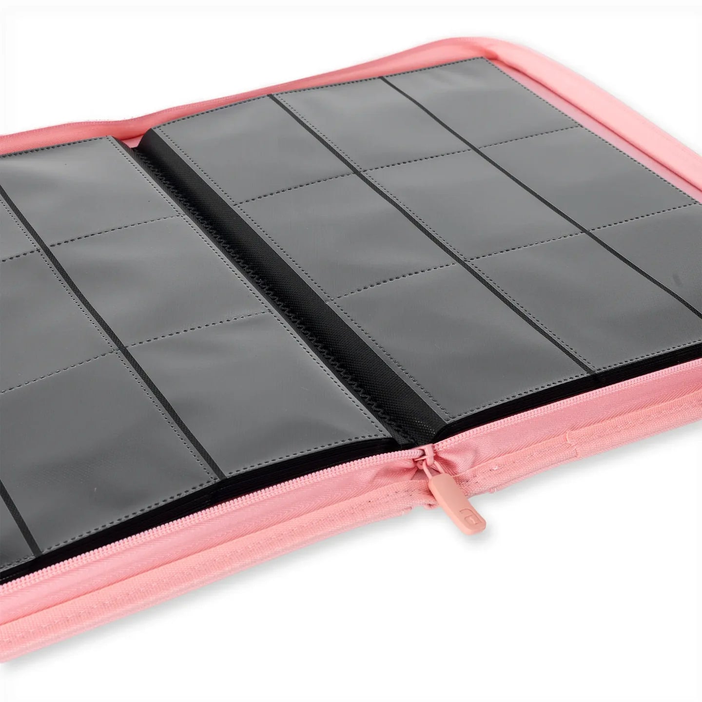 Vaultx - 9-Pocket Exo-Tec® Zip Binder - Just Pink