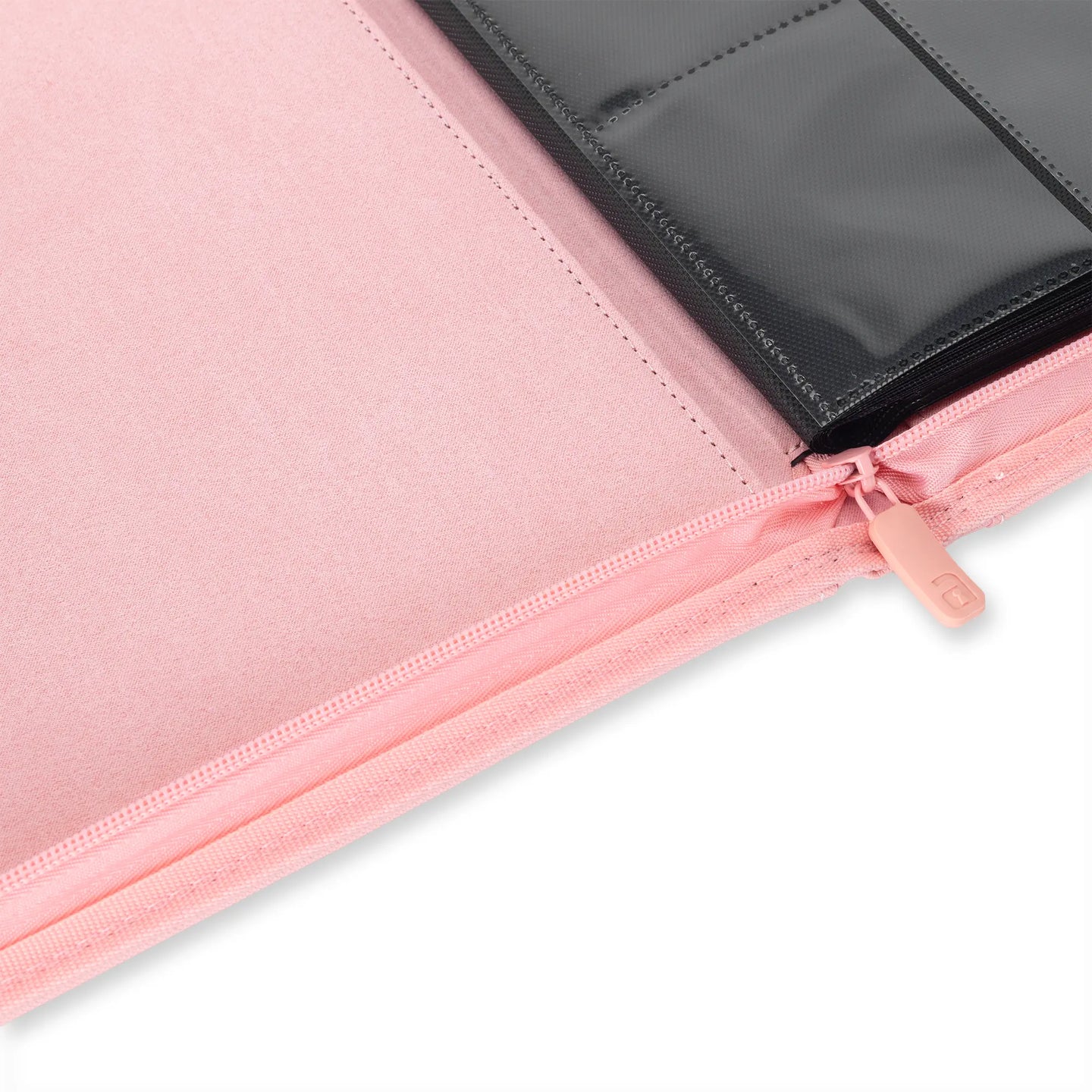 Vaultx - 9-Pocket Exo-Tec® Zip Binder - Just Pink