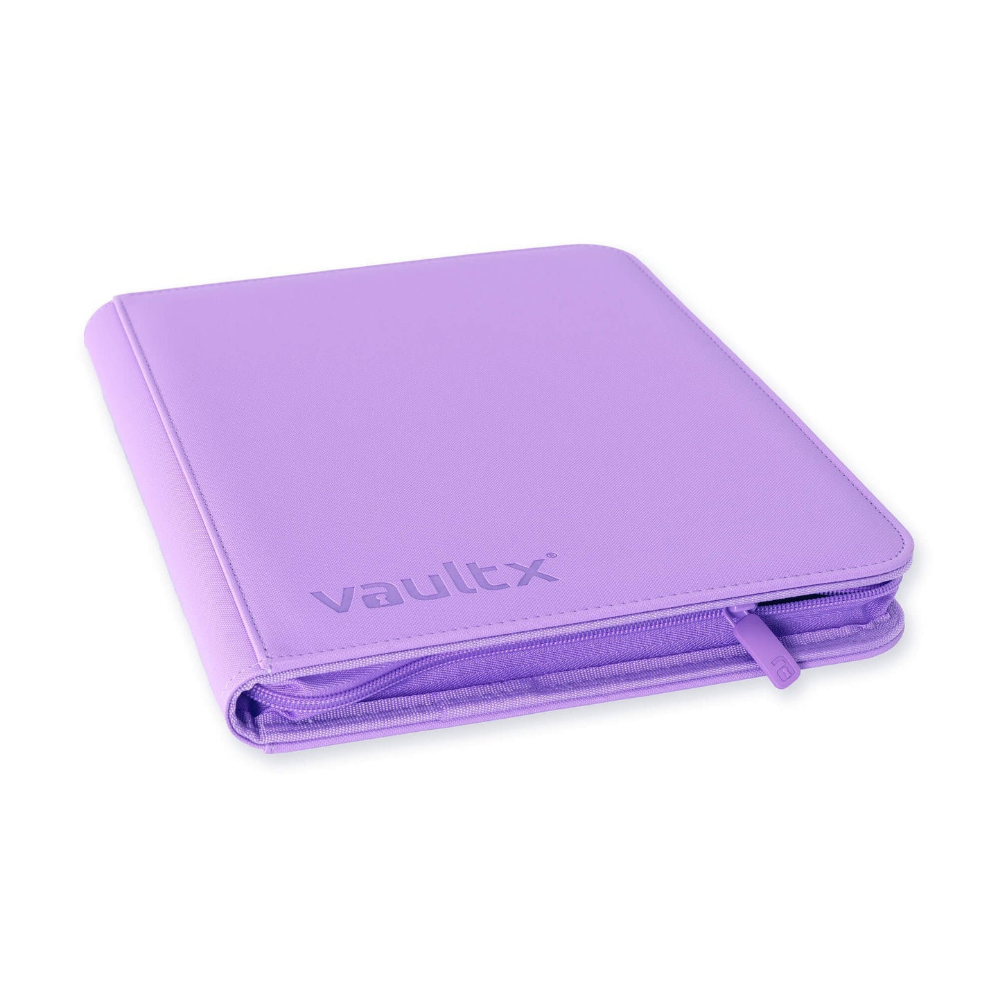 Vaultx - 9-Pocket Exo-Tec® Zip Binder - Just Purple