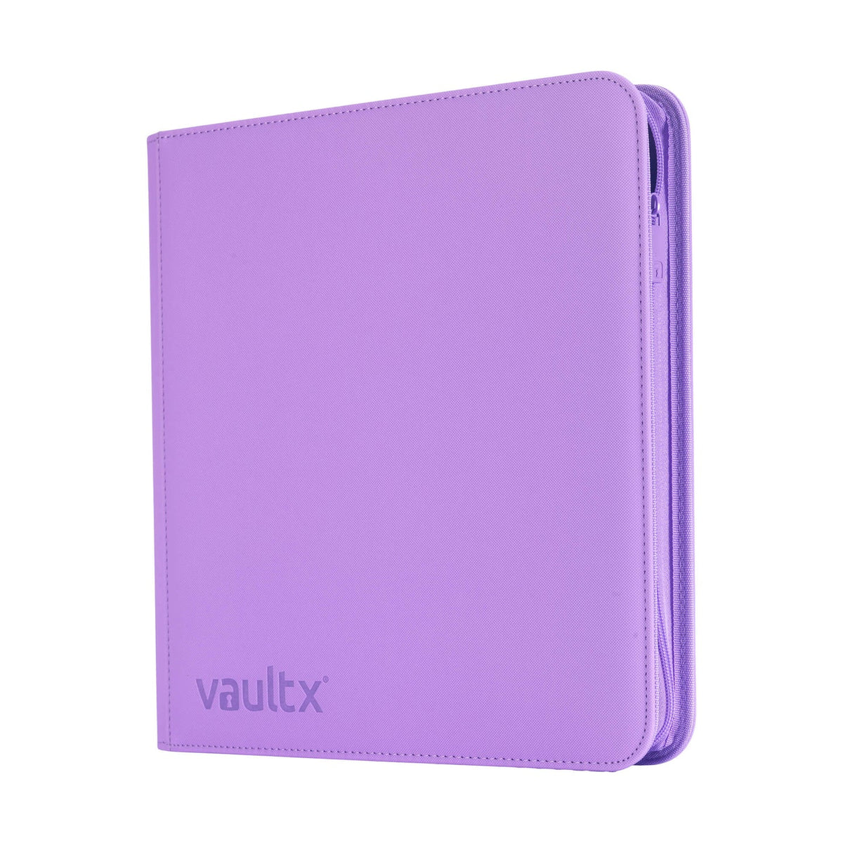 Vaultx - 12-Pocket Exo-Tec® Zip Binder - Just Purple