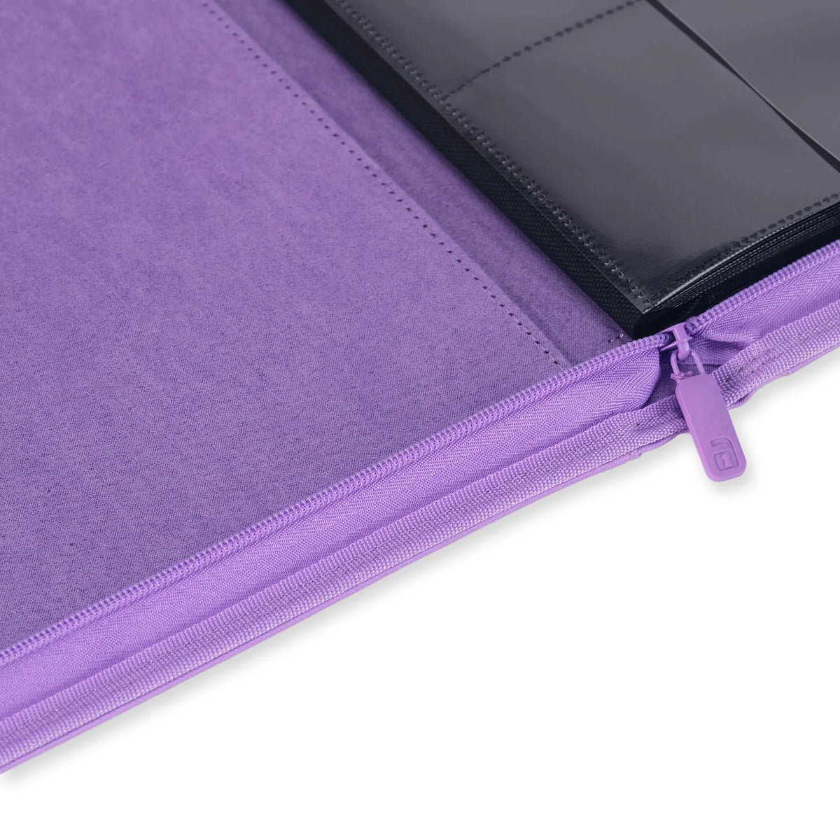 Vaultx - 12-Pocket Exo-Tec® Zip Binder - Just Purple