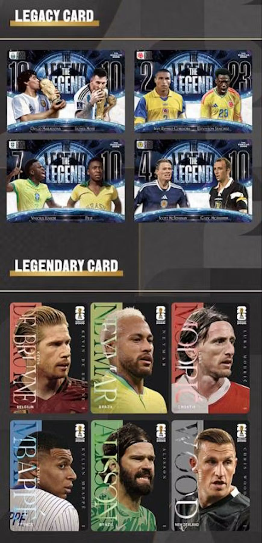 2026 Panini World Cup 2026 Official Football Trading Cards