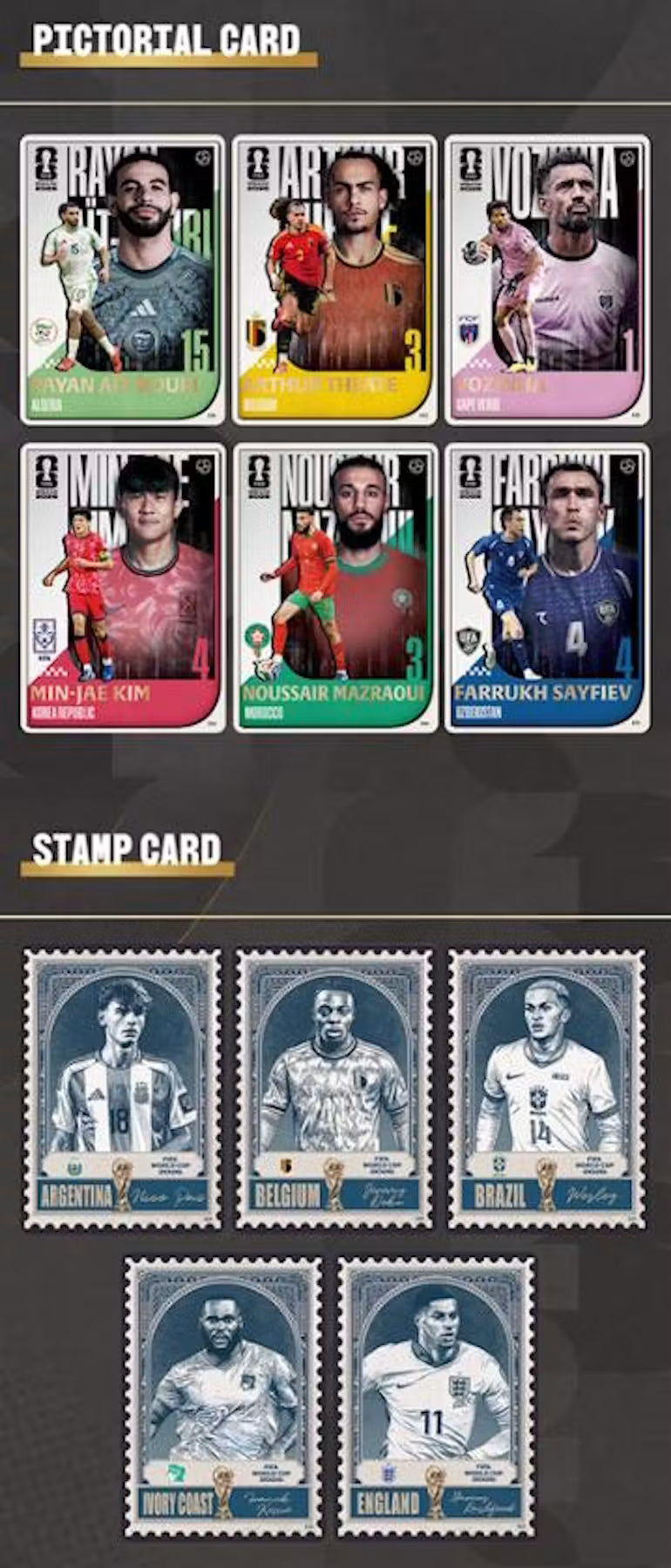 2026 Panini World Cup 2026 Official Football Trading Cards