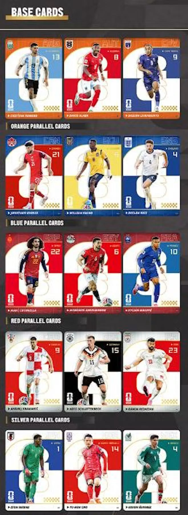 2026 Panini World Cup 2026 Official Football Trading Cards