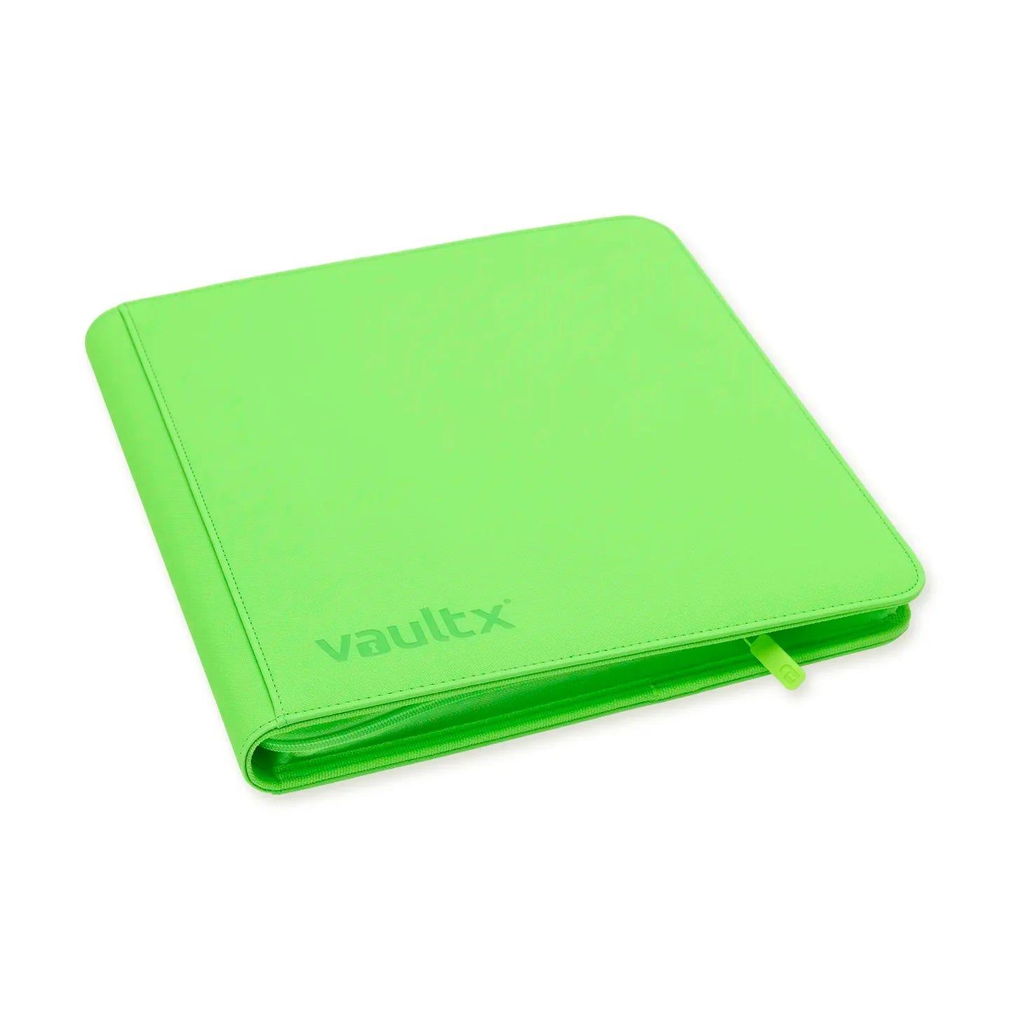 Vaultx - 12-Pocket Exo-Tec® Zip Binder - Special Edition Neon Green - PokeBox USA