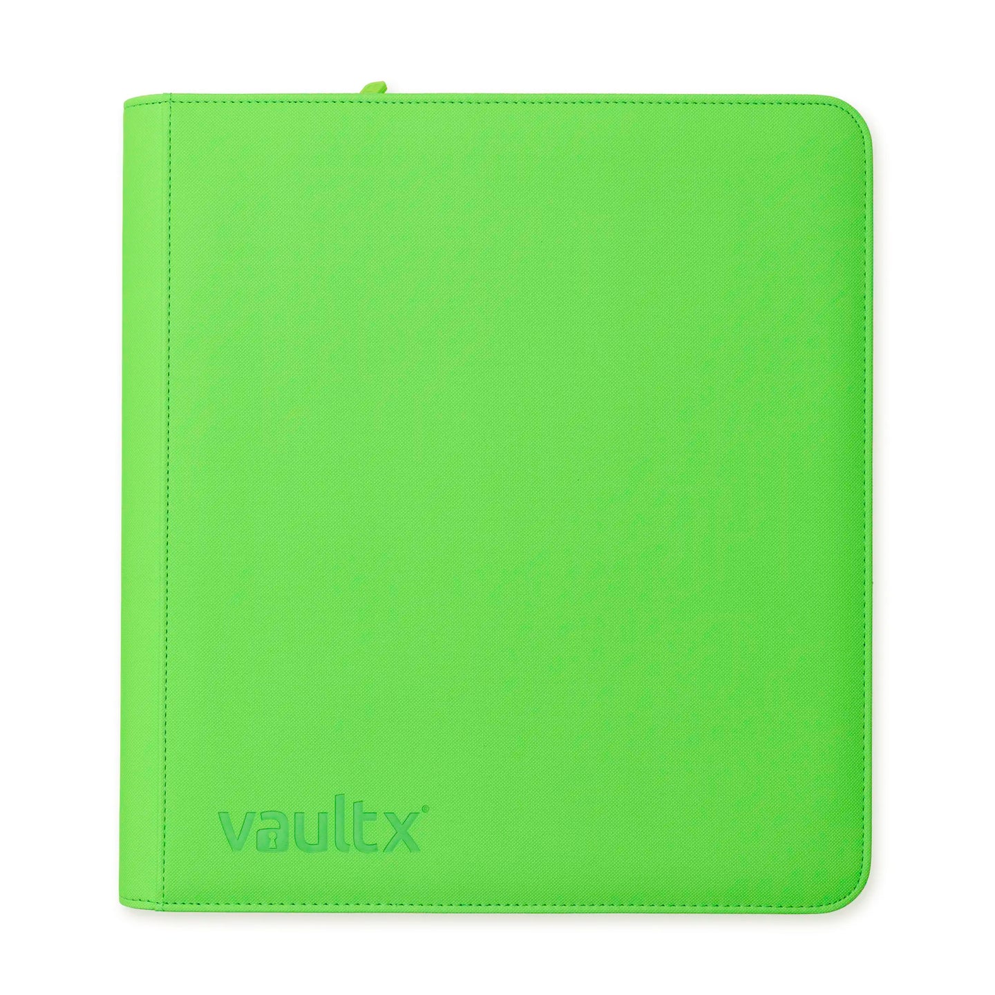 Vaultx - 12-Pocket Exo-Tec® Zip Binder - Special Edition Neon Green - PokeBox USA