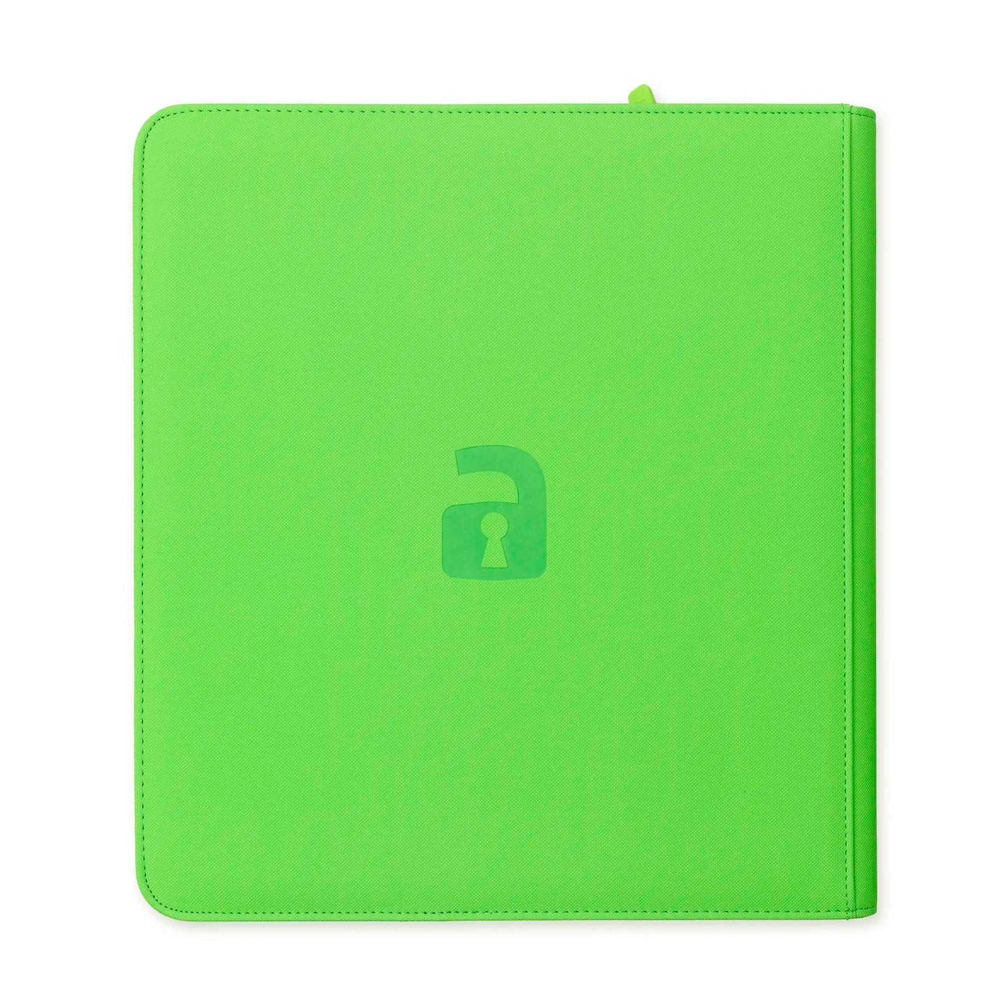 Vaultx - 12-Pocket Exo-Tec® Zip Binder - Special Edition Neon Green - PokeBox USA