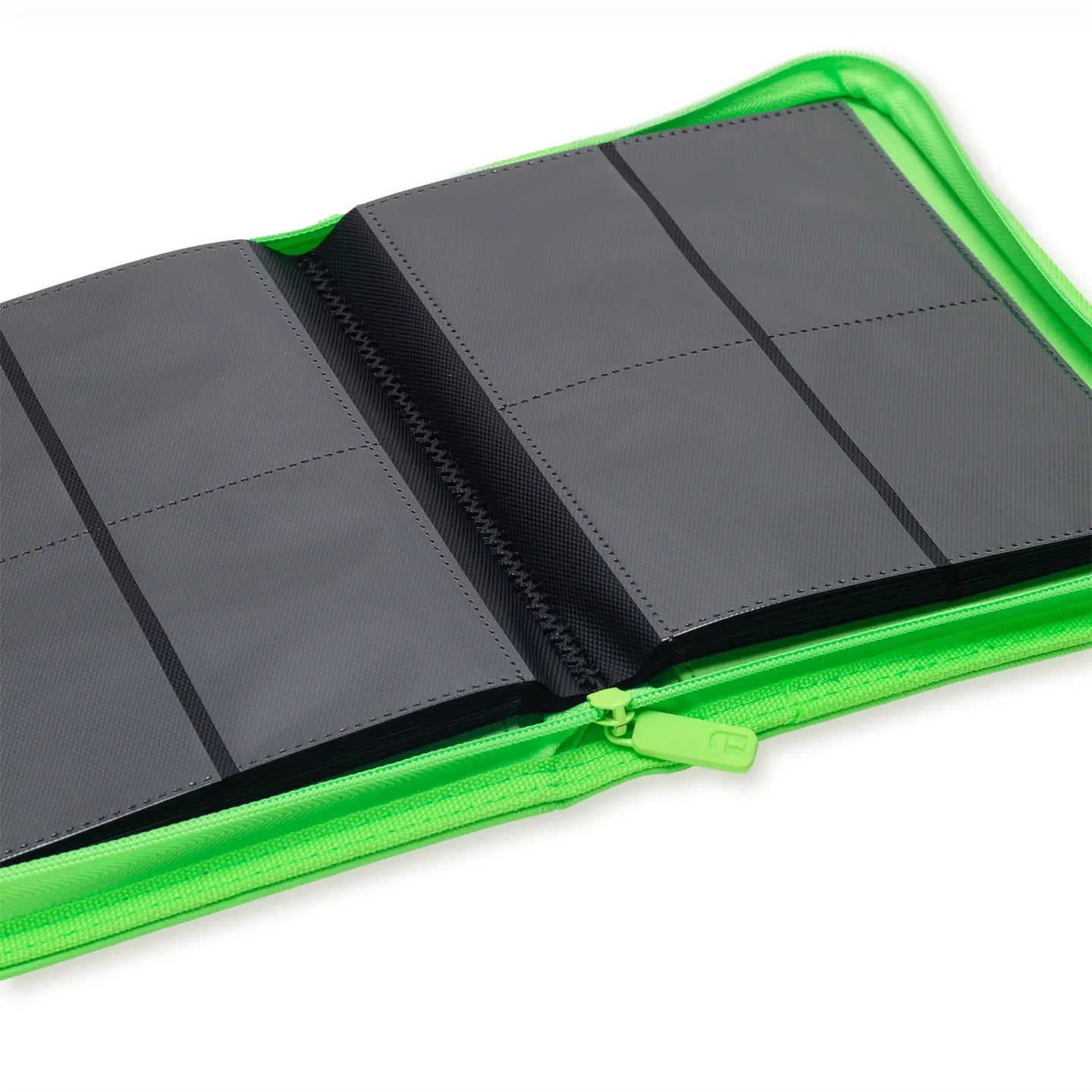 Vaultx - 4-Pocket Exo-Tec® Zip Binder - Special Edition Neon Green - PokeBox USA