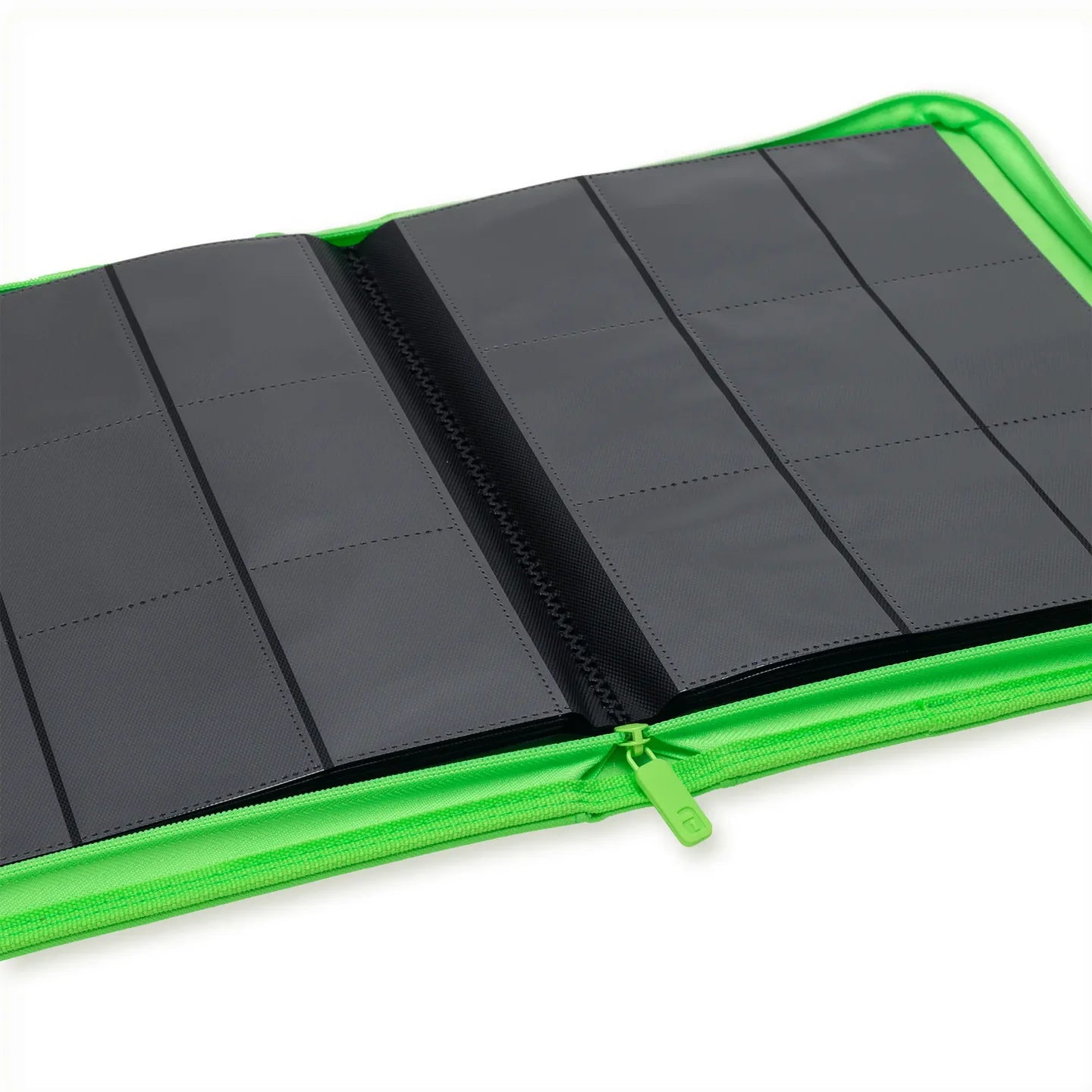 Vaultx - 9-Pocket Exo-Tec® Zip Binder - Special Edition Neon Green - PokeBox USA