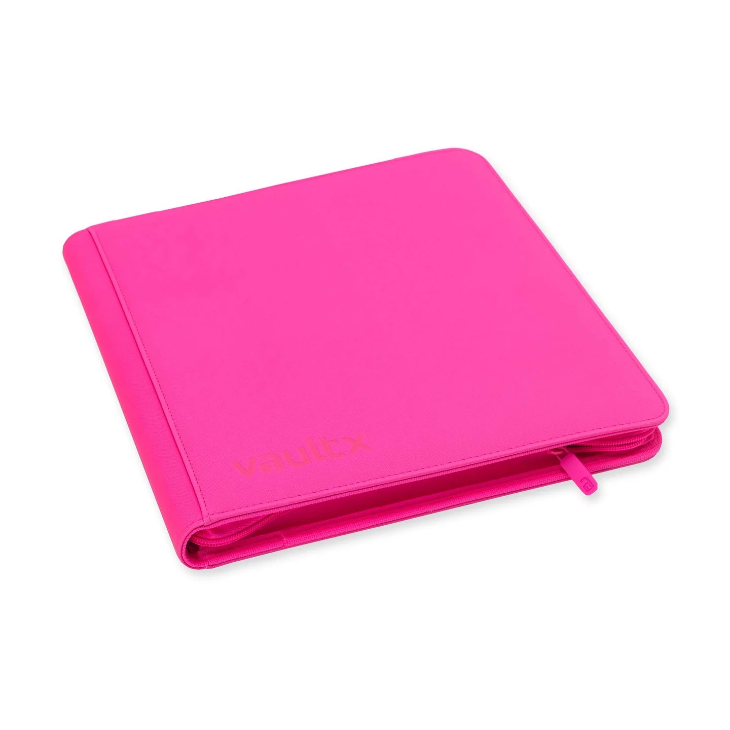 Vaultx - 12-Pocket Exo-Tec® Zip Binder - Special Edition Neon Pink - PokeBox USA