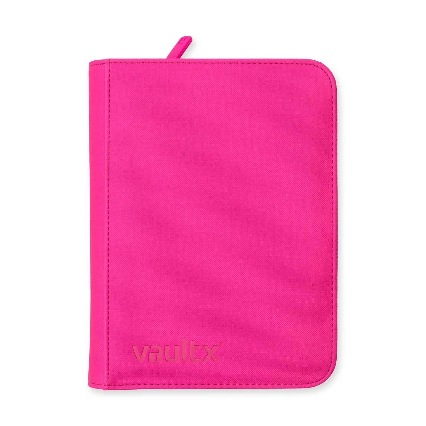 Vaultx - 4-Pocket Exo-Tec® Zip Binder - Special Edition Neon Pink - PokeBox USA